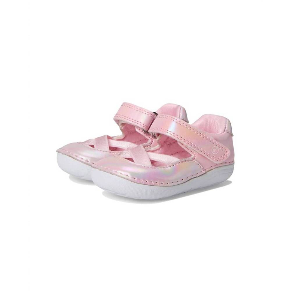 NEW STRIDE RITE kids soft motion theresa shoe in pink shimmer